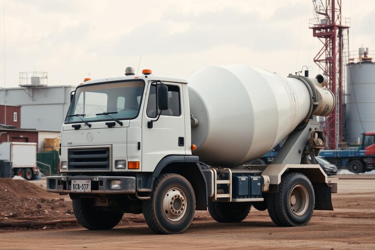 Engineering Vehicle Concrete Mixer Truck — used truck for export