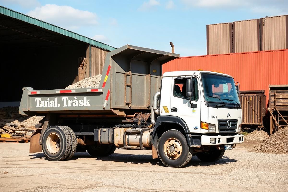 Engineering Vehicle Medium Tipper Truck — used truck for export